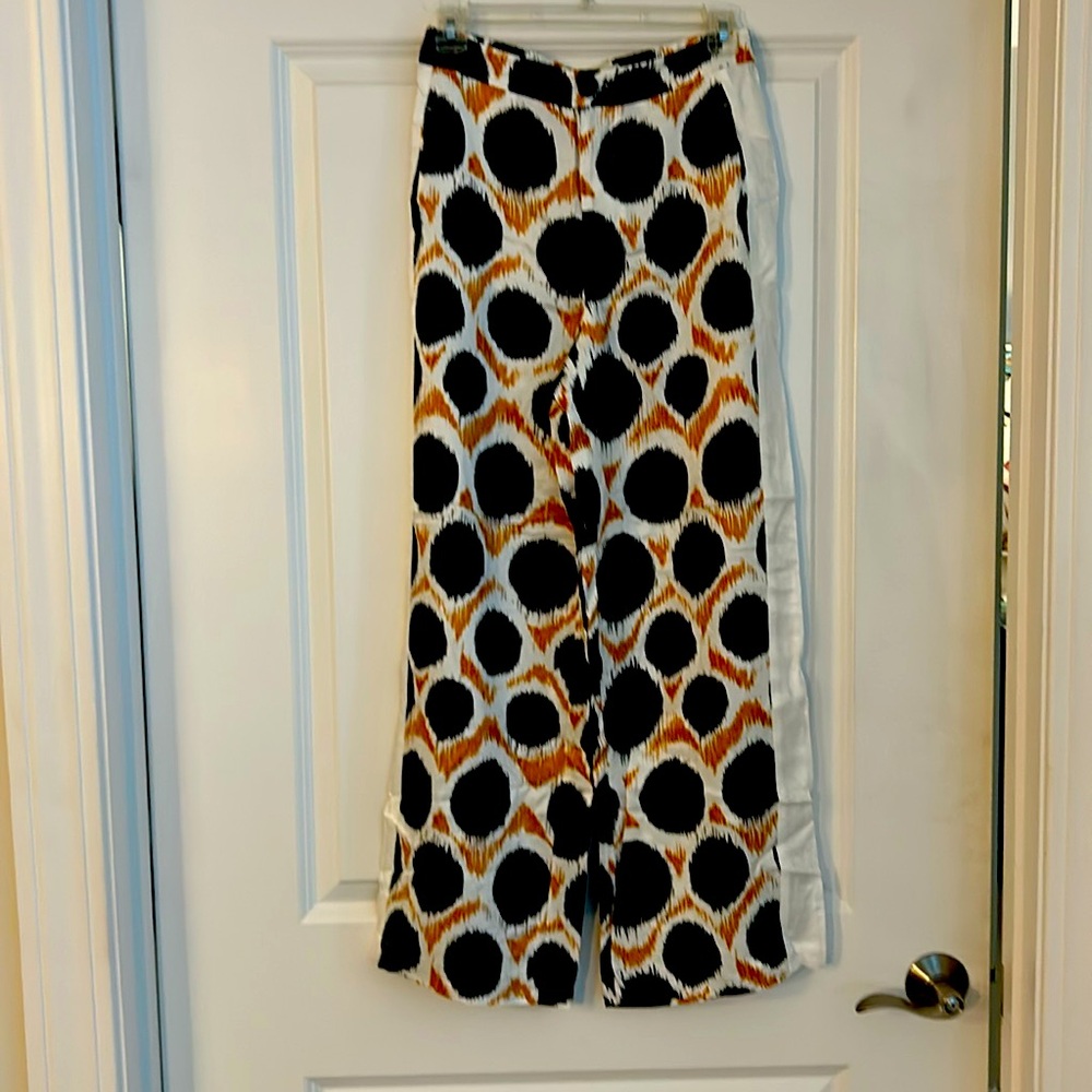 Anthropologie black motif pants size 2. NWT